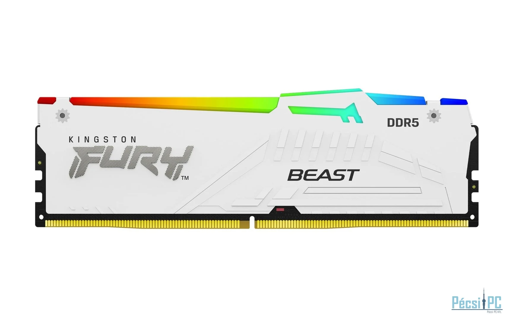 Kingston 16GB DDR5 6400MHz Fury Beast RGB Expo White