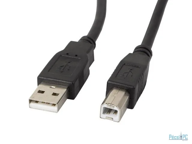 Lanberg USB-A (M) to USB-B (M) 2.0 cable 0,5m Black