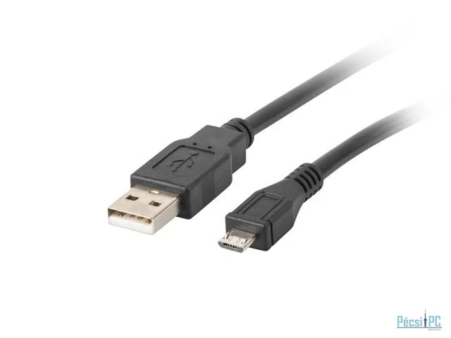Lanberg USB micro (M) to USB-A (M) 2.0 cable 0,3m Black