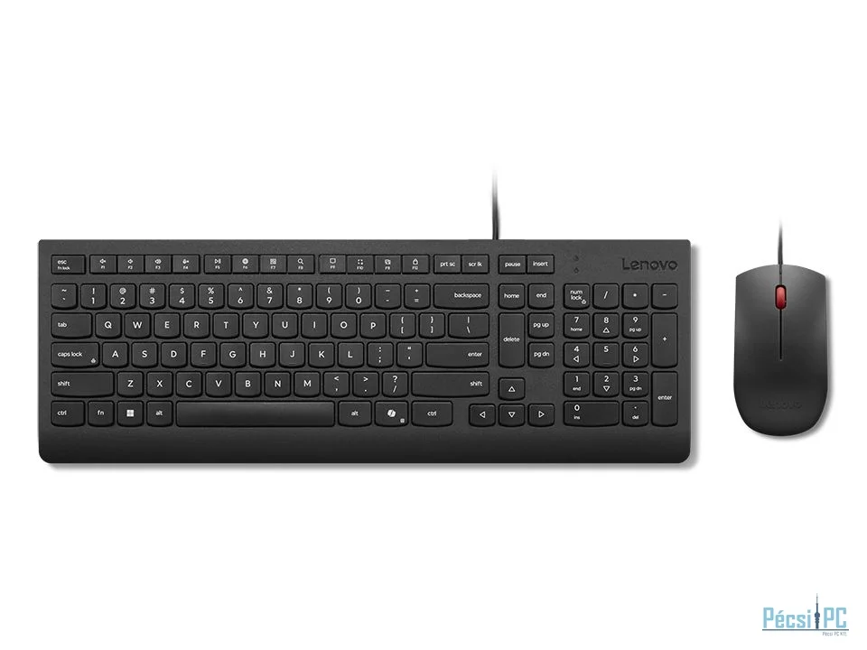 Lenovo Essential Wired Keyboard Combo Black UK