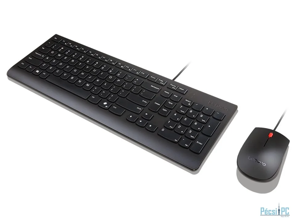 Lenovo Essential Wired Keyboard Combo Black UK