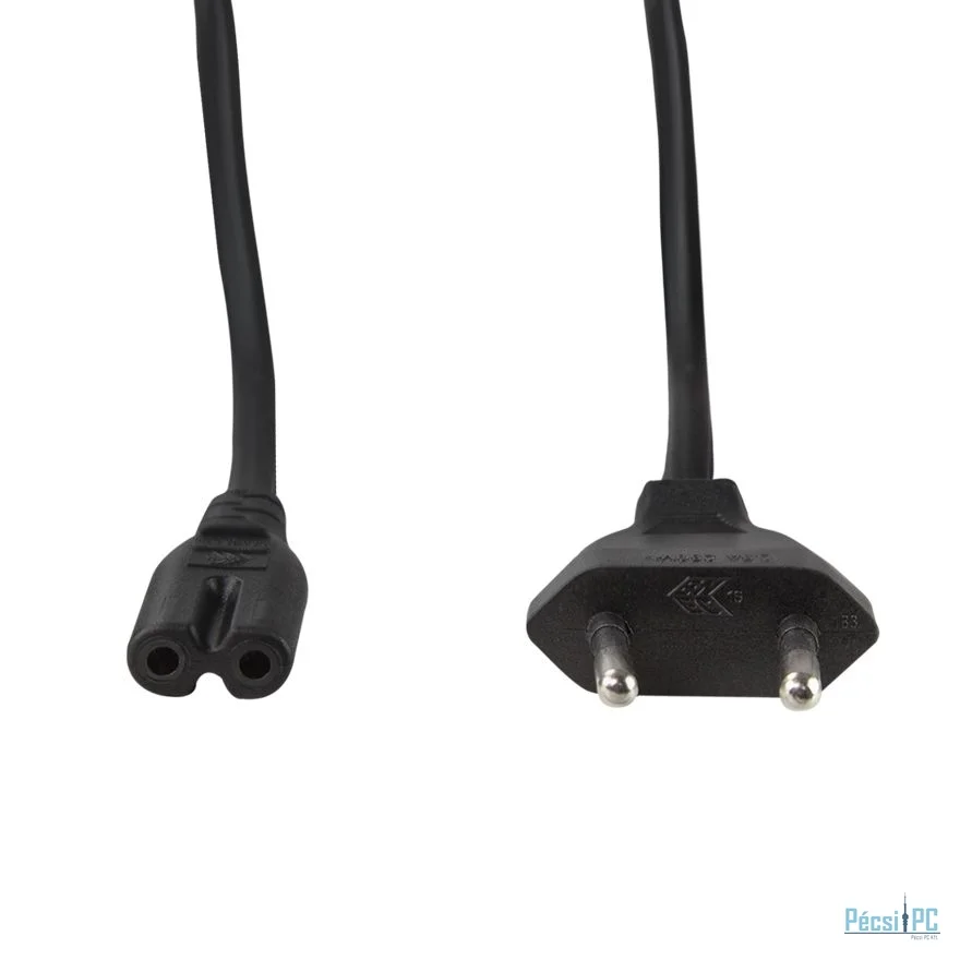 Logilink CEE 7/16 - IEC C7 cable 1m Black