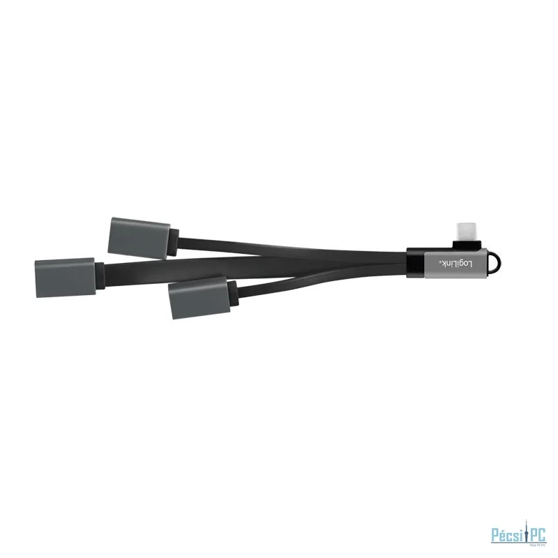 Logilink UA0361 USB-C 3-Port Hub Black/Grey