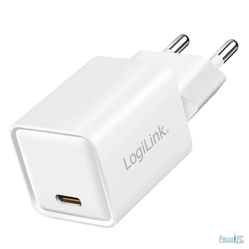 Logilink USB-C socket adapter 20W (PD+QC 3.0) White