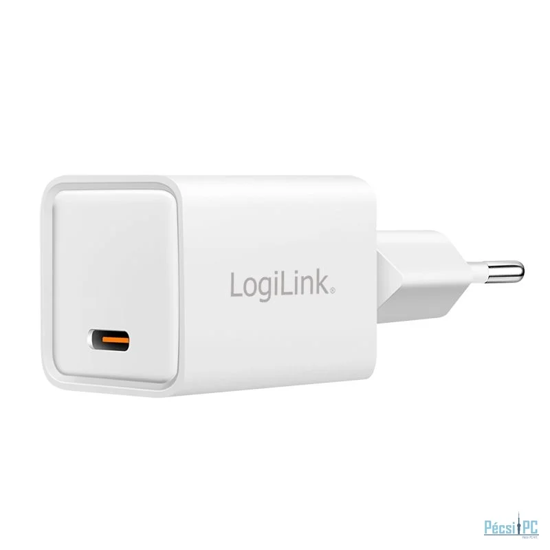Logilink USB-C socket adapter 20W (PD+QC 3.0) White