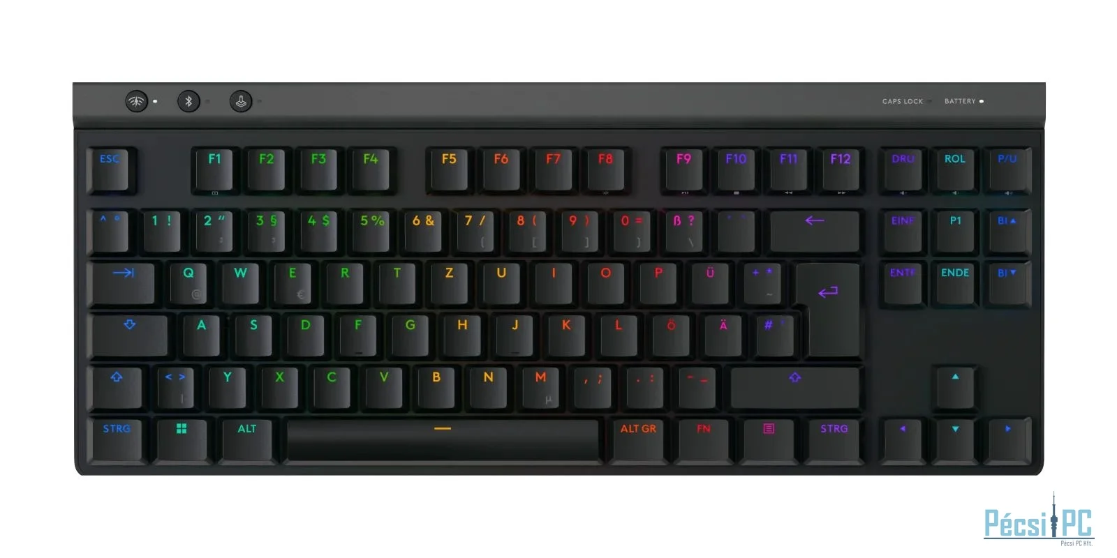 Logitech G515 LightSpeed TKL Wireless Gaming Keyboard Black HU