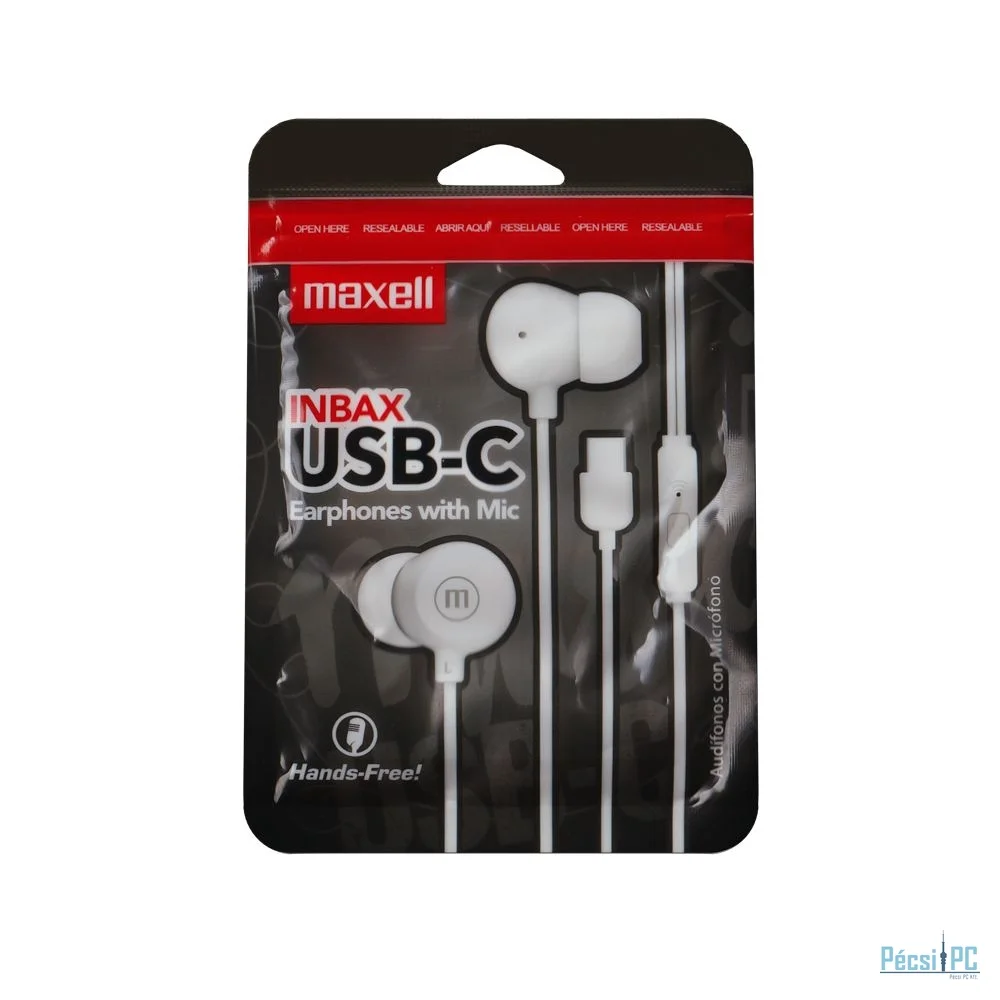 Maxell IN-BAX Headset White