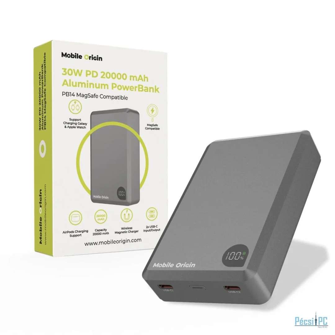 Mobile Origin 20000mAh PowerBank Grey