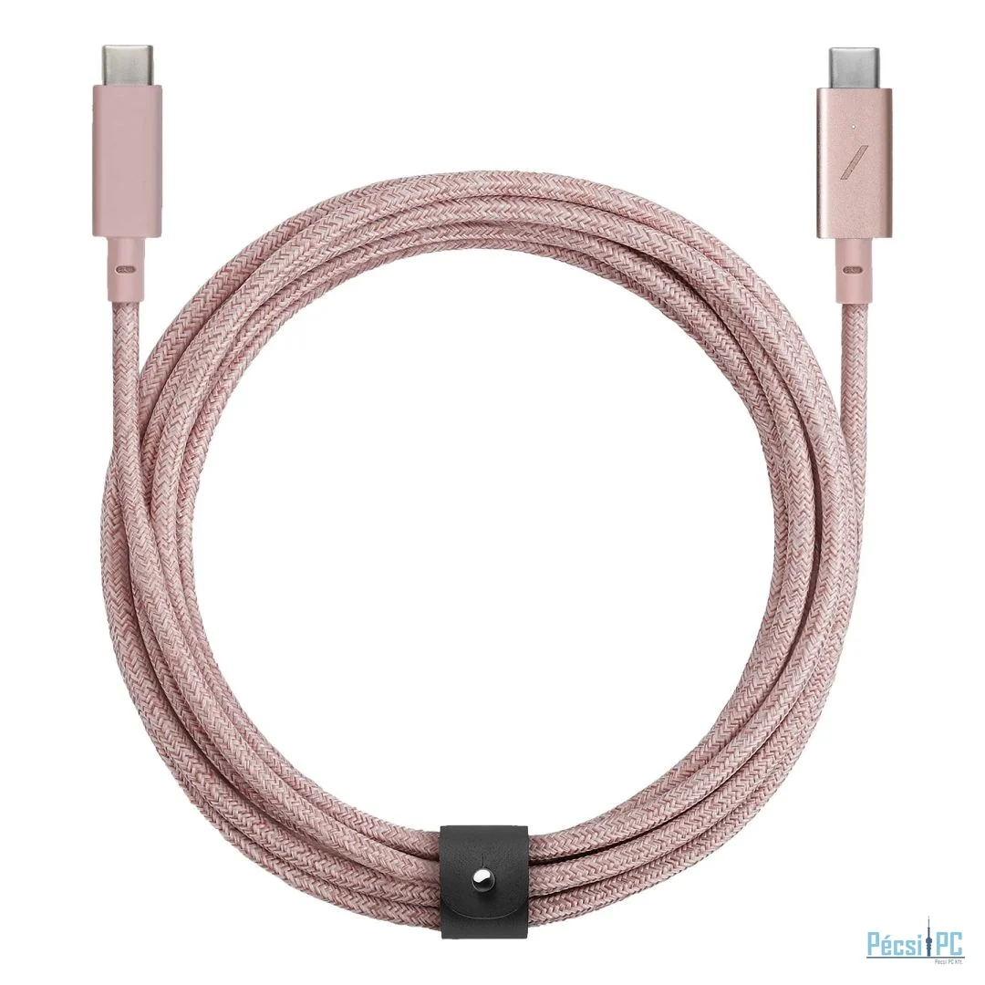 Native Union USB-C to USB-C Belt Cable 2,4m Rose