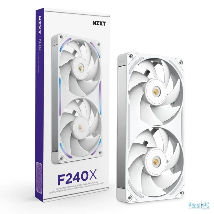 NZXT F240X Performance RGB White