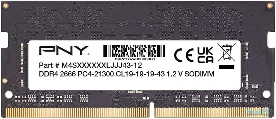 PNY 16GB DDR4 2666MHz SODIMM Black