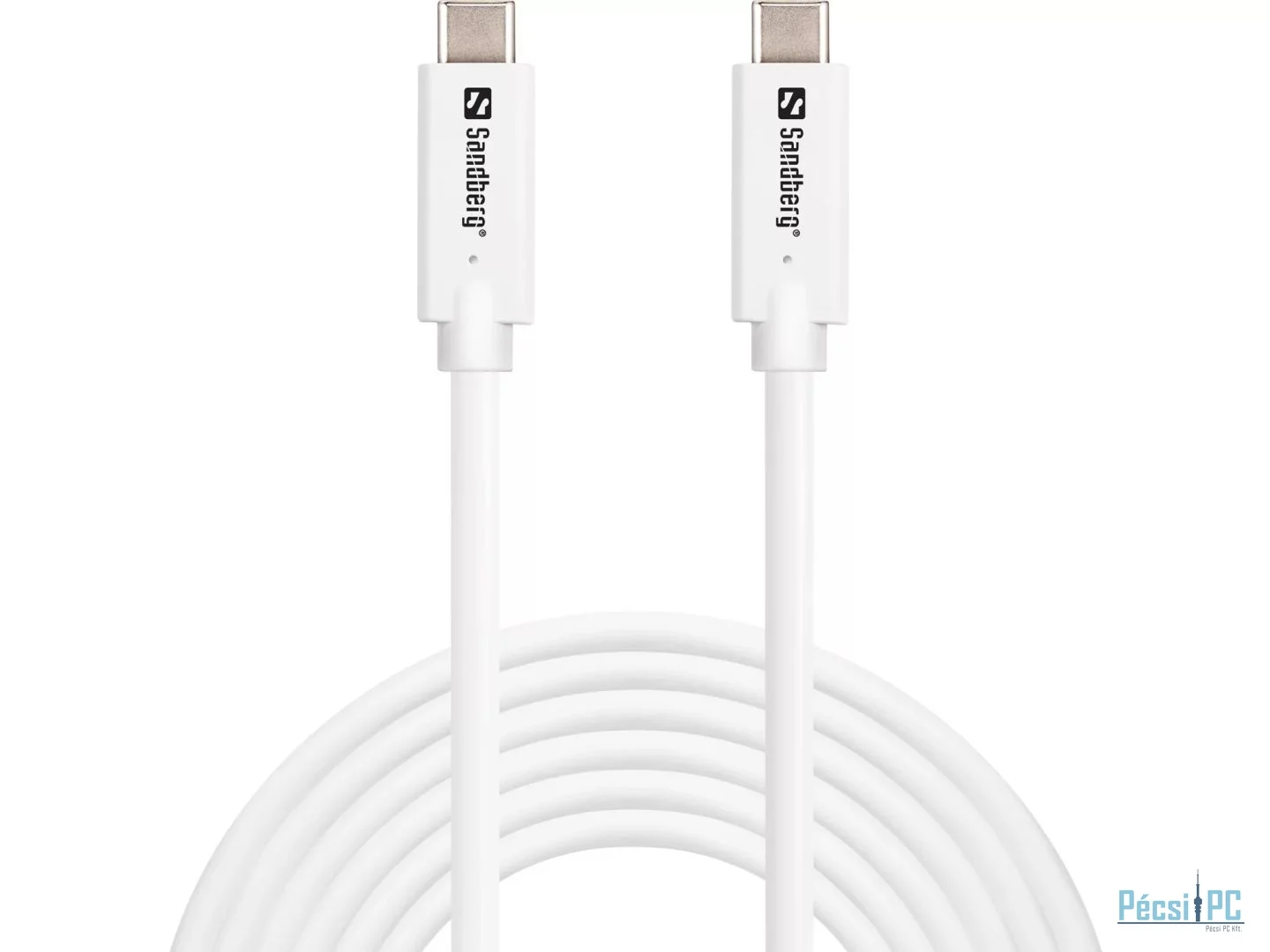 Sandberg USB3.2 USB-C to USB-C cable 3m White
