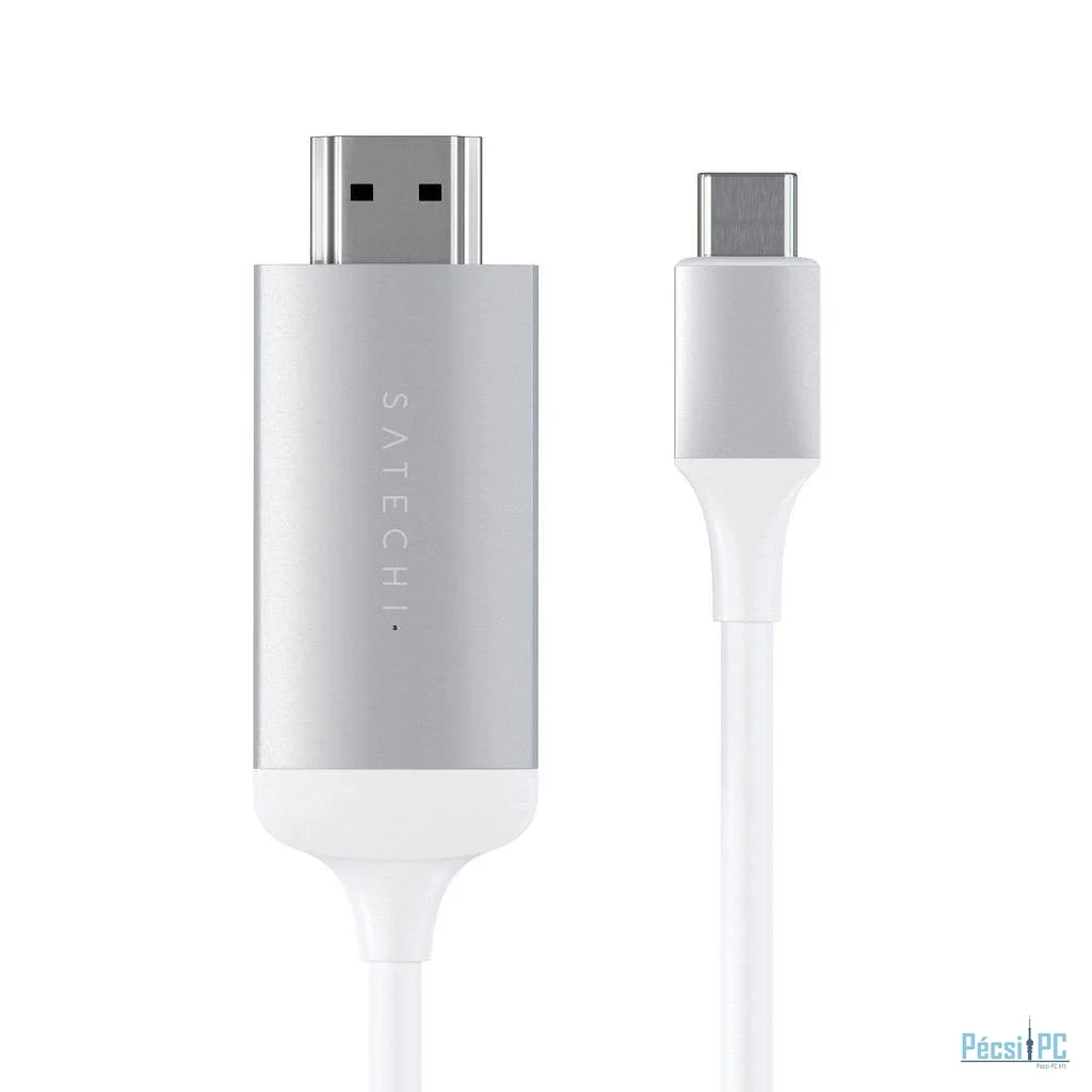 Satechi Aluminium Type-C to HDMI 4K cable 1,8m Silver