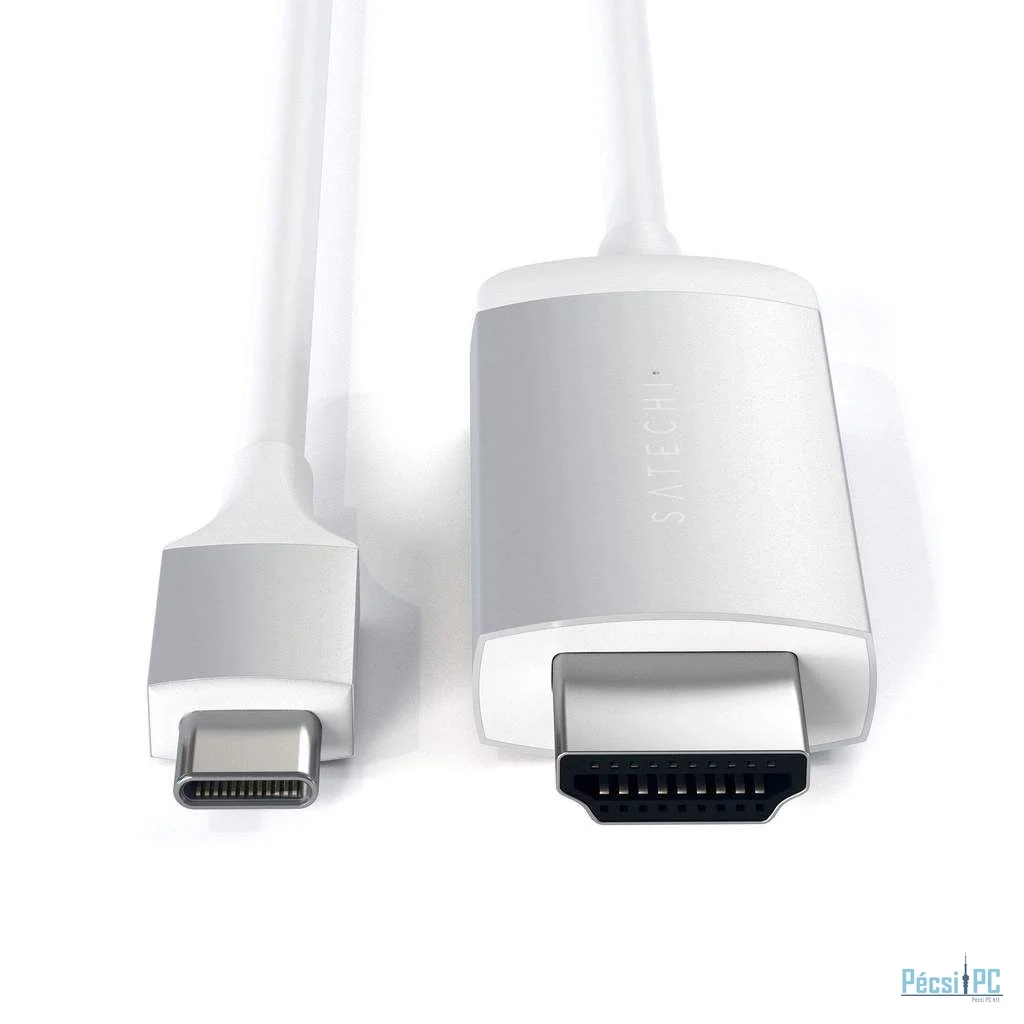 Satechi Aluminium Type-C to HDMI 4K cable 1,8m Silver