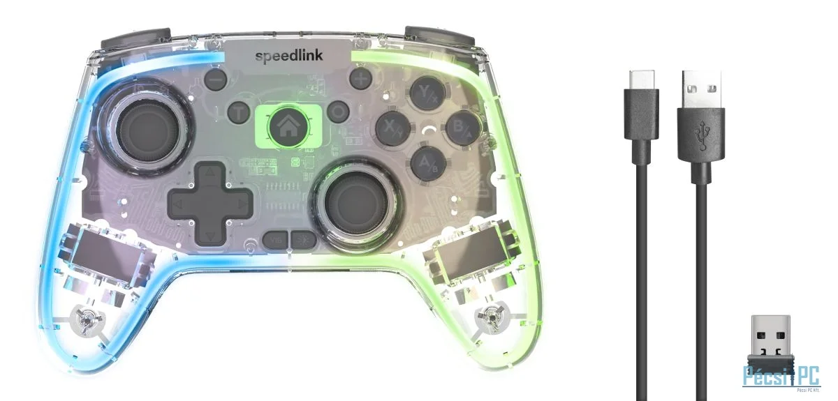 Speedlink Rait NX RGB Gamepad Clear Transparent