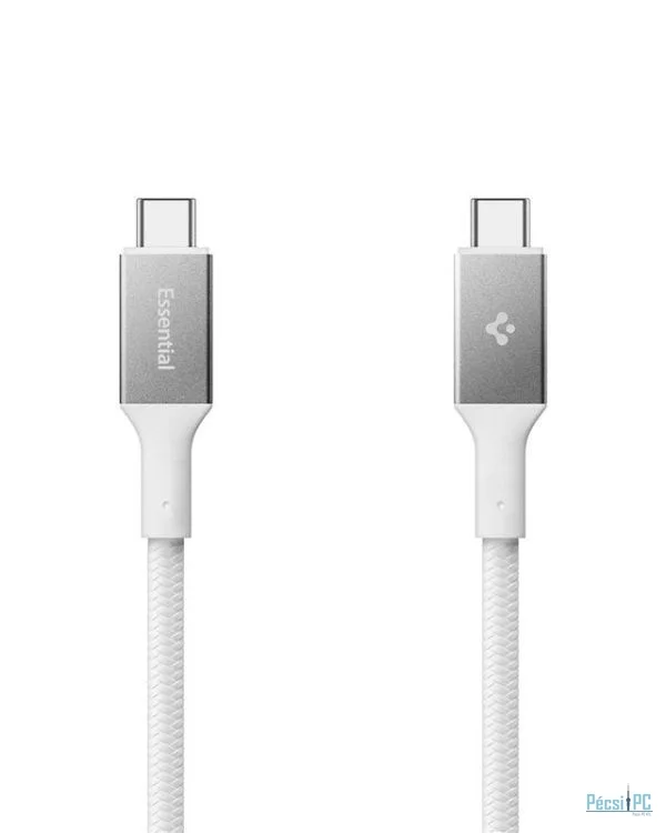 Spigen Essential USB-C to USB-C 100W Fabric Cable 1,5m White