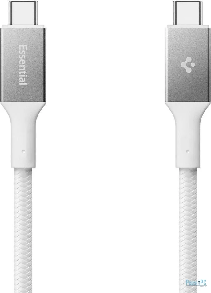 Spigen Essential USB-C to USB-C 240W Fabric Cable White