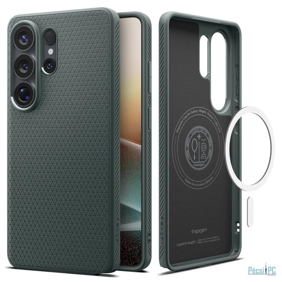 Spigen Liquid Air MagSafe case for Samsung Galaxy S26 Ultra Abyss Green