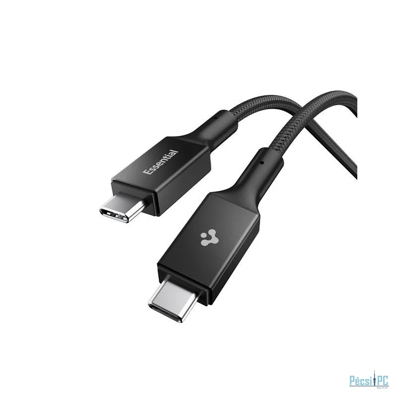Spigen Essential USB-C to USB-C 240W Fabric Cable Black