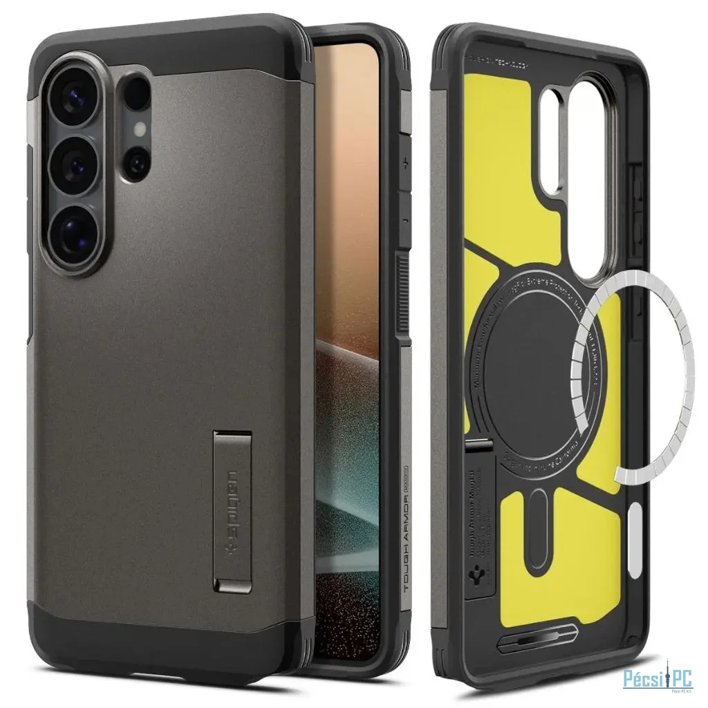 Spigen Tough Armor MagSafe case for Samsung Galaxy S26 Ultra Gunmetal