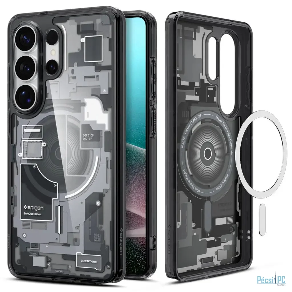 Spigen Ultra Hybrid MagSafe case for Samsung Galaxy S26 Ultra Zero One Black