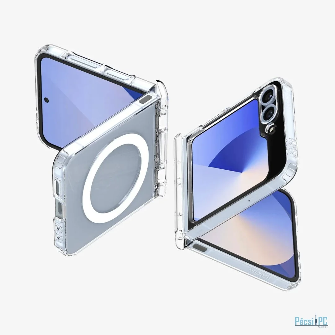 Spigen Ultra Hybrid Pro MagSafe case for Samsung Galaxy Z Flip7 FE/Flip 6 Clear White