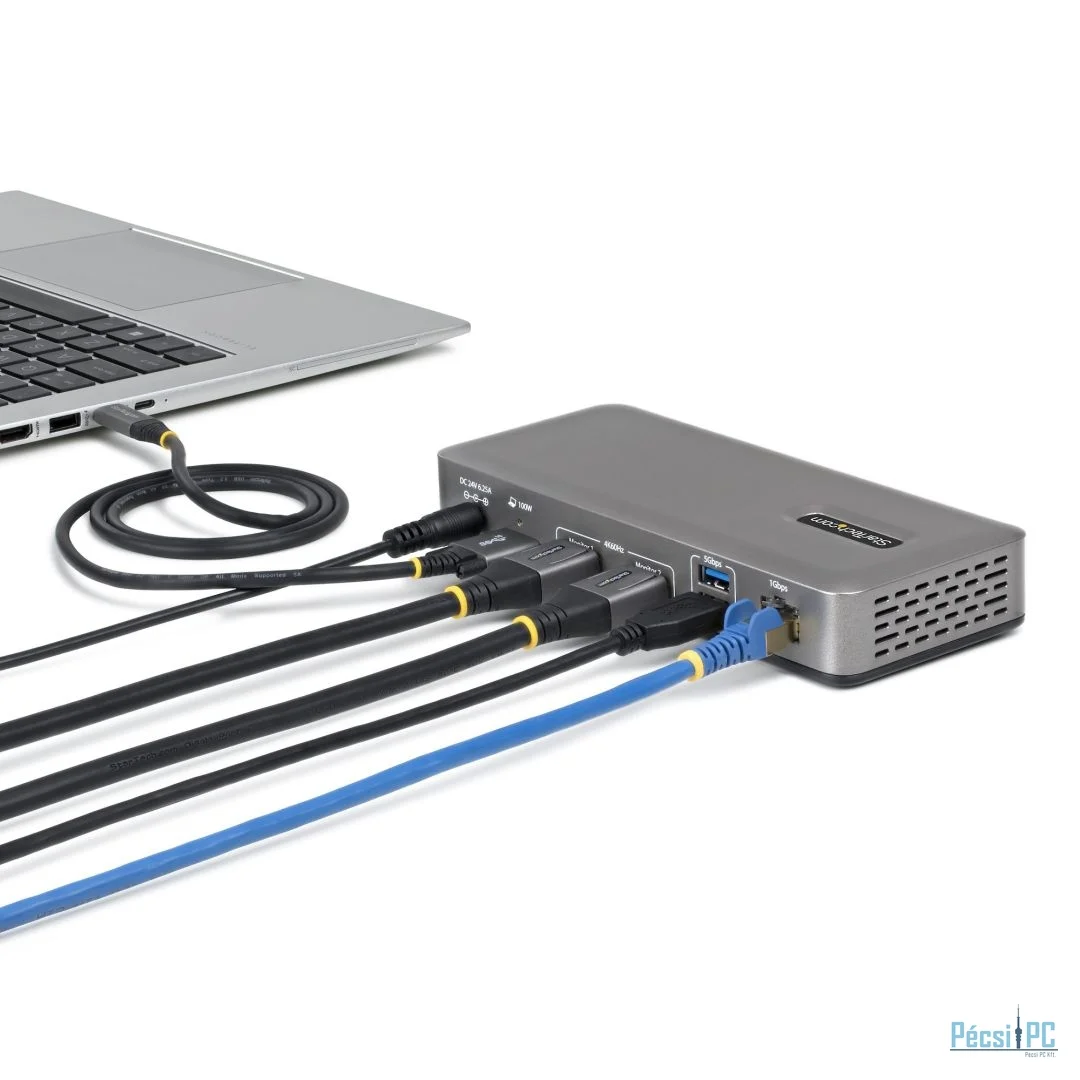 Startech Dual-Monitor USB-C Docking Station Space Gray