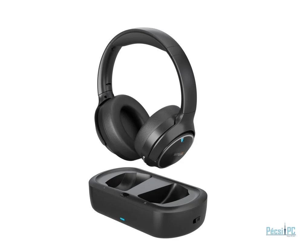 Technaxx TX-350 Bluetooth Wireless TV Headset Black