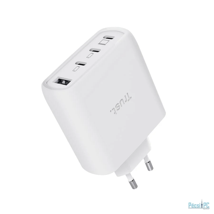 Trust Maxo 65W 4-Port GaN USB Charger White