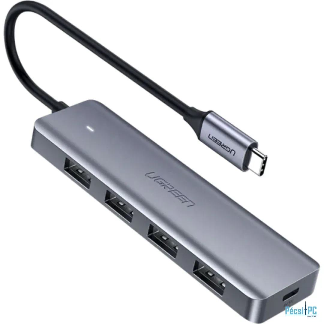 UGREEN USB-C 3.0 To 4 Ports HUB Gray