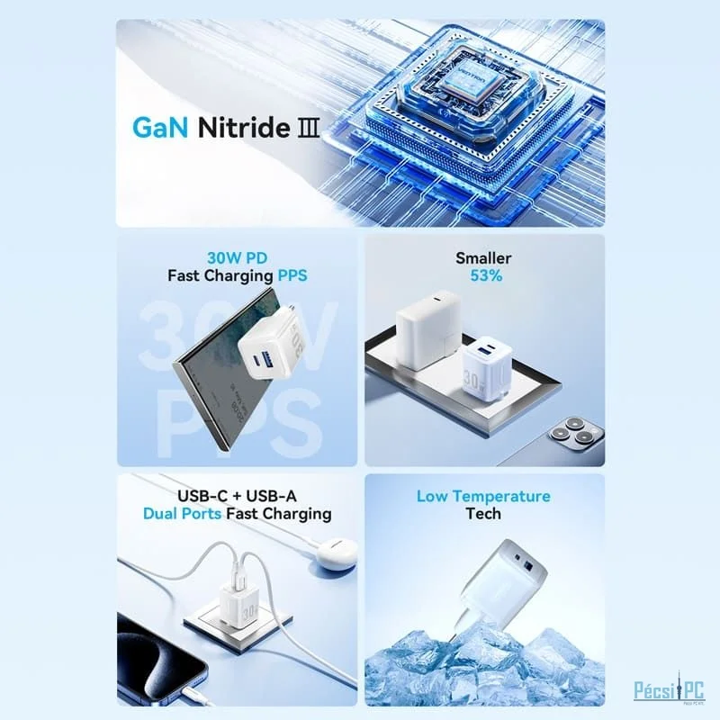 Vention 2-Port USB Charger White