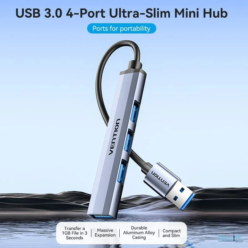 Vention 4-in-1 USB 3.0 Mini Hub