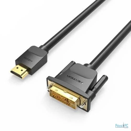 Vention HDMI to DVI video cable 1,5m Black