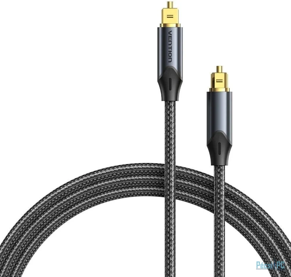 Vention Toslink optical audio cable braided 10m Black