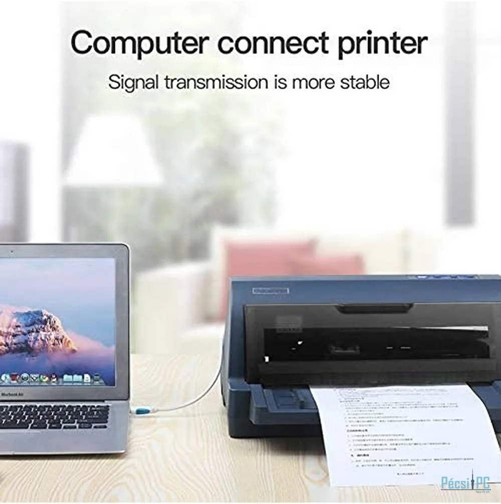 Vention USB 2.0 USB-A to USB-B cable 2m Black