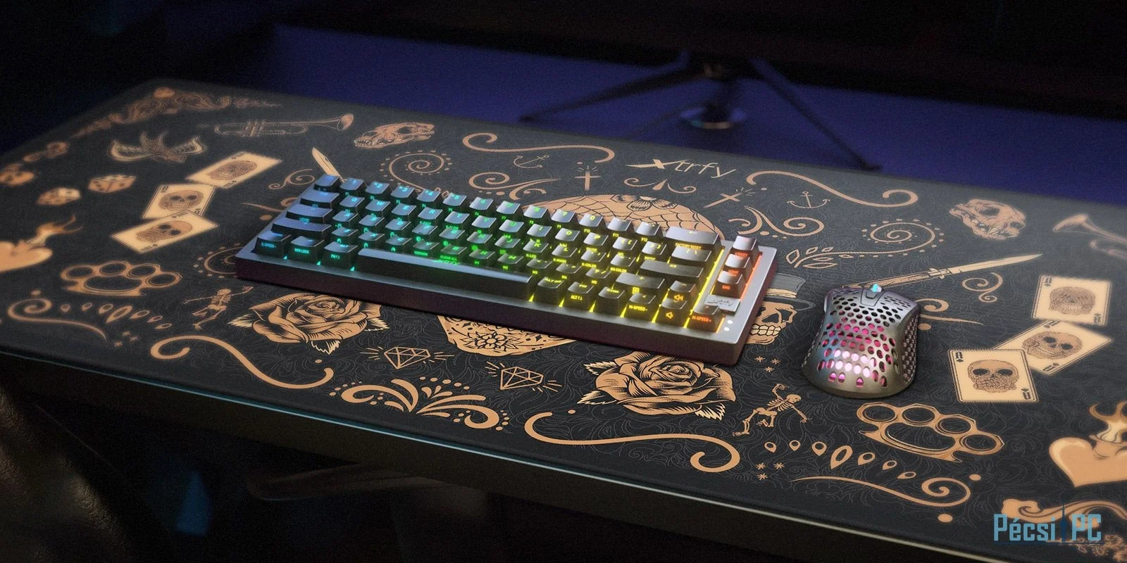 Xtrfy GP5 Calavera XL Gaming Egérpad