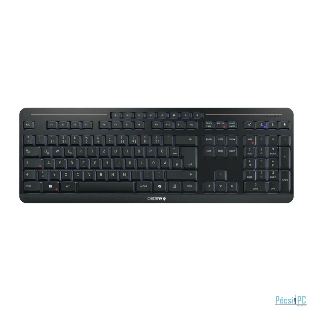 Cherry Stream Wireless Bluetooth Keyboard Ultimate Black US