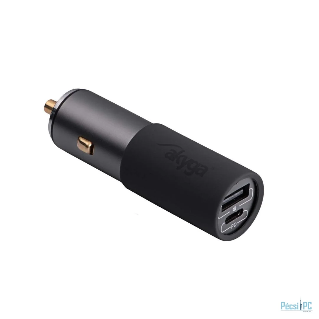 Akyga AK-CH-26 100W USB Car Quick Charge 3.0 GaN Grey