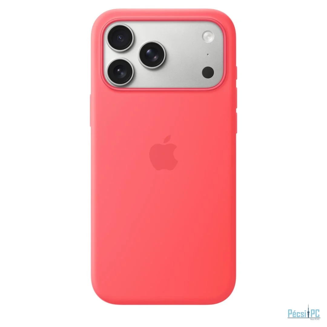 Apple iPhone 17 Pro Max Silicone Case with MagSafe Bright Guava