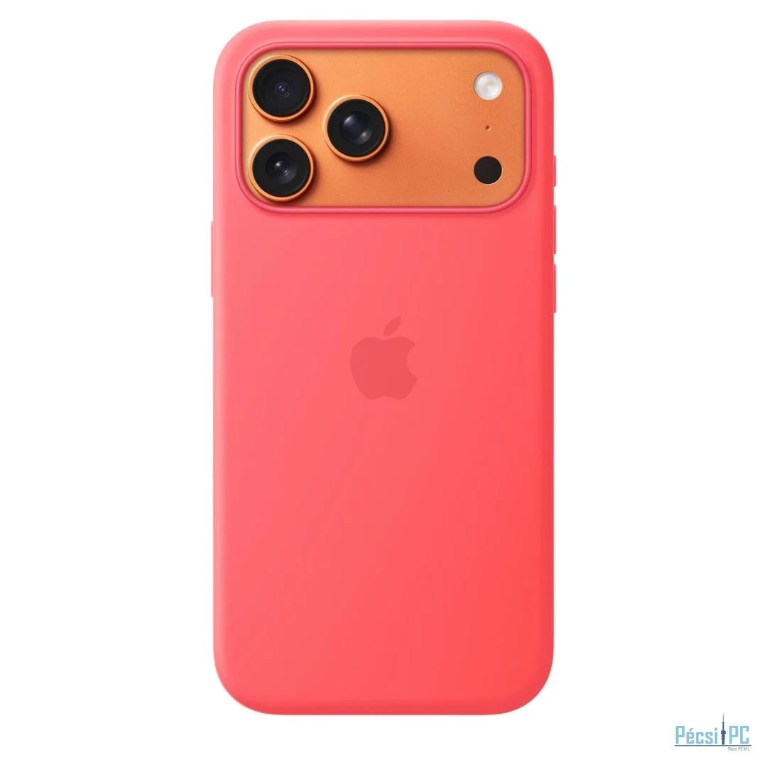 Apple iPhone 17 Pro Max Silicone Case with MagSafe Bright Guava