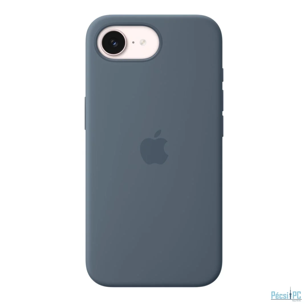 Apple iPhone 17e Silicone Case with MagSafe Anchor Blue