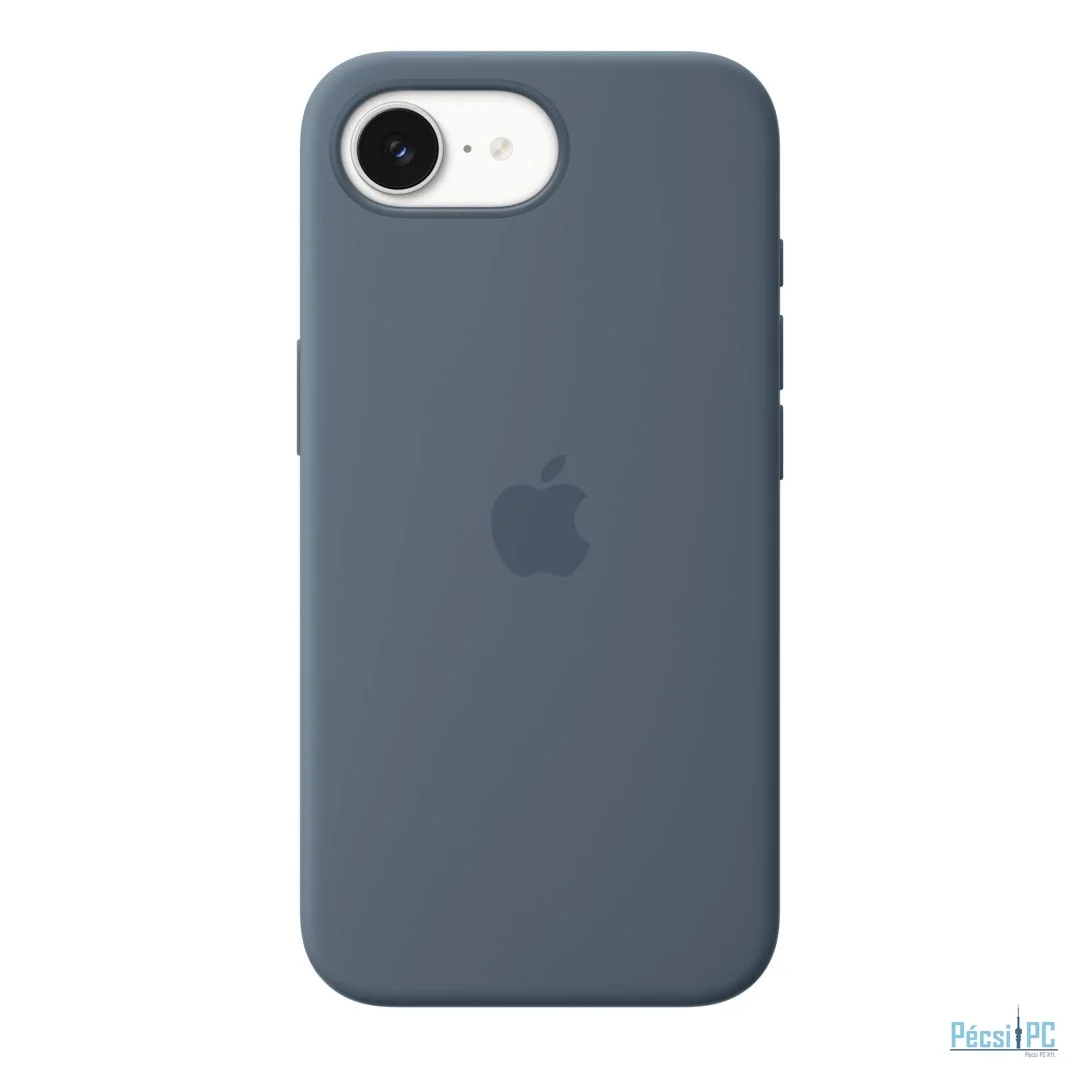 Apple iPhone 17e Silicone Case with MagSafe Anchor Blue