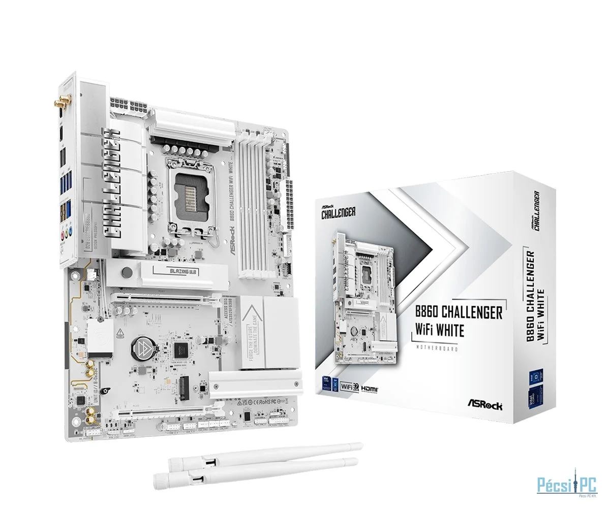ASRock B860 CHALLENGER WIFI WHITE