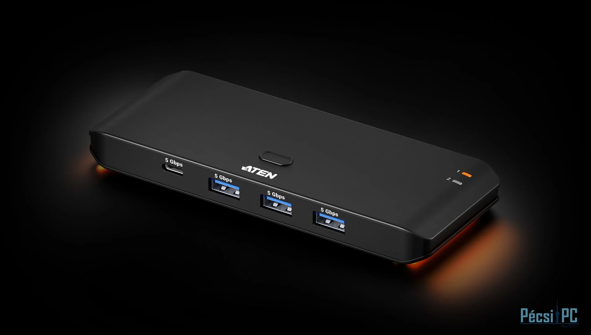 ATEN US4324-AT 2 x 4 USB 3.2 Gen 1 Sharing Switch