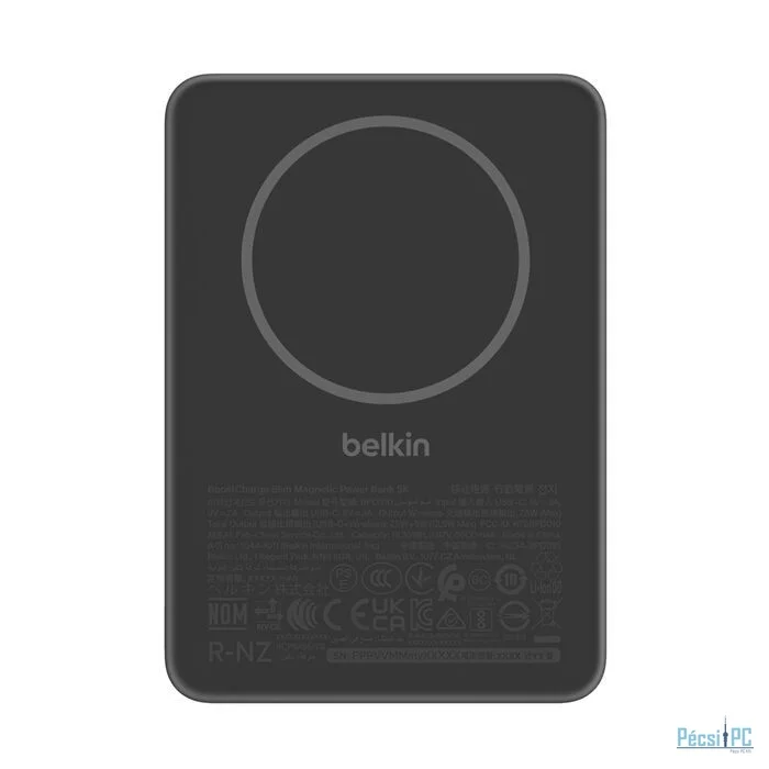 Belkin BoostCharge Slim Magnetic 5000mAh PowerBank Black