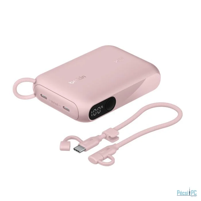 Belkin BoostCharge with Display 10000mAh PowerBank Pink