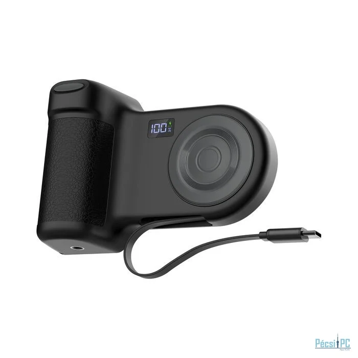 Belkin Stage PowerGrip Magnetic Charging Camera Grip with 9300mAh PowerBank Charcoal