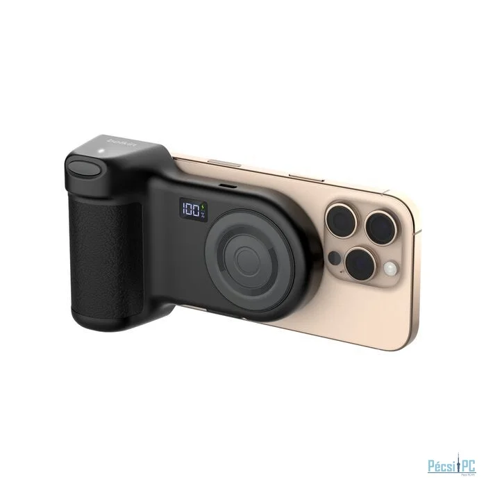 Belkin Stage PowerGrip Magnetic Charging Camera Grip with 9300mAh PowerBank Charcoal