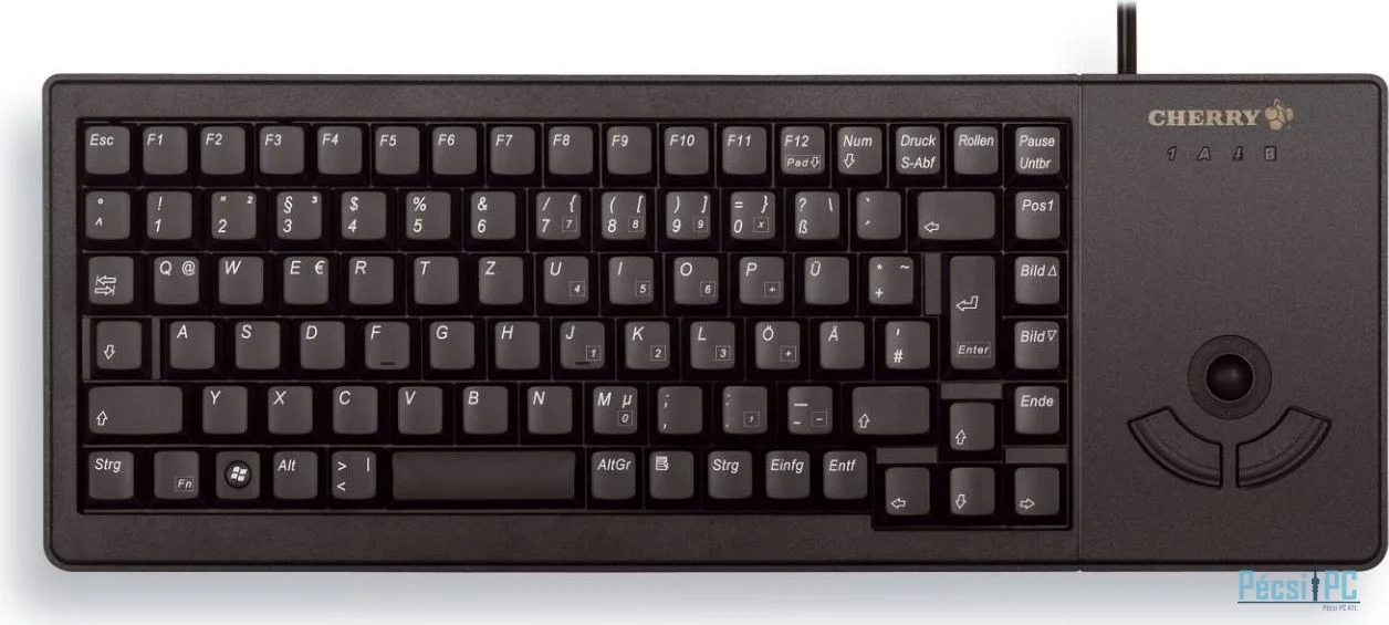 Cherry G84-5400 XS Trackball Mechanical Keyboard Black UK