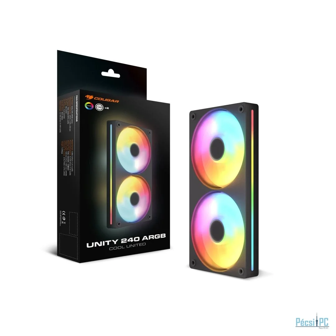 Cougar Unity 240 Reverse ARGB Black